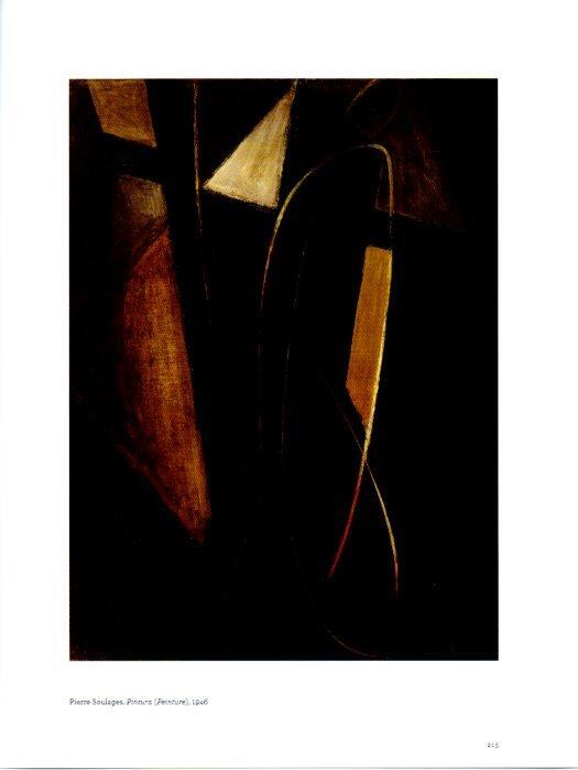 LAMINA V28009: Pintura por Pierre Soulages