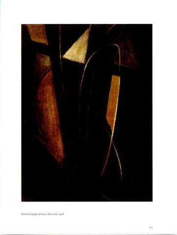 LAMINA V28009: Pintura por Pierre Soulages