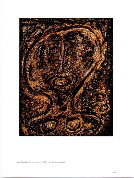 LAMINA V28017: Retrato grasa sucia por Jean Dubuffet
