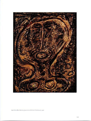 LAMINA V28017: Retrato grasa sucia por Jean Dubuffet