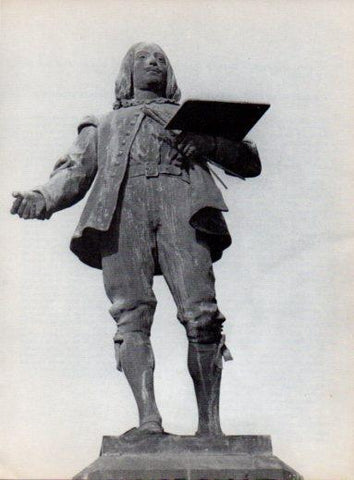 LAMINA V28043: Estatua a Antoni Viladomat i Manalt por T. Tasso i Nadal