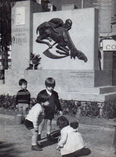 LAMINA V28071: Monumento a Jaume Ferran i Clua, Barcelona