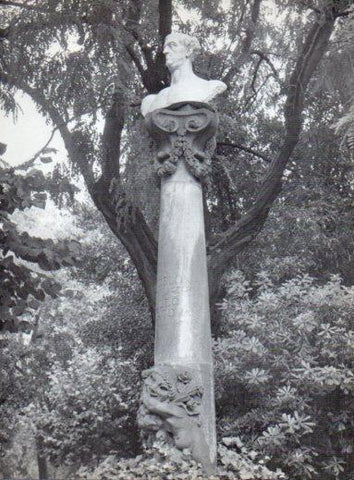 LAMINA V28062: Monumento a Lleo Fontova i Mareca por P. Gargallo i Catalan