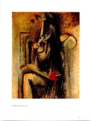 LAMINA V27948: Sin titulo por Wifredo Lam 1943