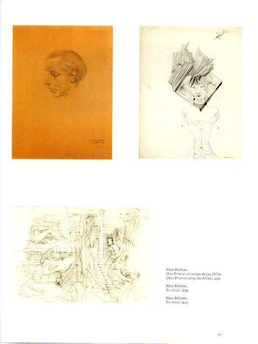 LAMINA V27930: Max Ernst en el campo de Les Milles y Sin titulo por Hans Bellmer
