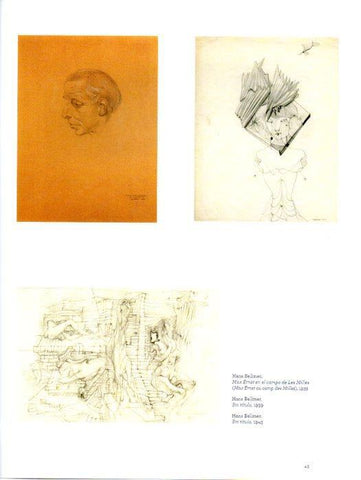 LAMINA V27930: Max Ernst en el campo de Les Milles y Sin titulo por Hans Bellmer