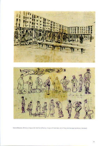 LAMINA V27935: Drancy croquis de internos por David Brainin