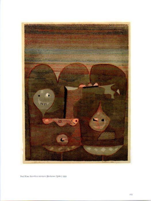 LAMINA V27985: Sacrificio barbaro por Paul Klee