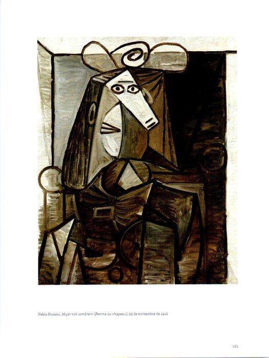 LAMINA V27973: Mujer con sombrero por Picasso