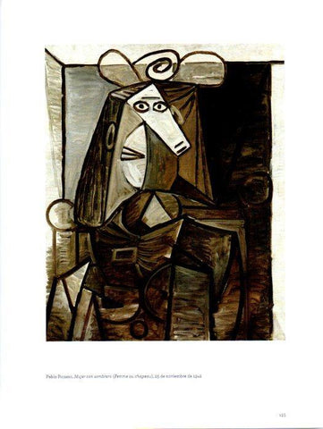 LAMINA V27973: Mujer con sombrero por Picasso