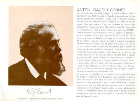 LAMINA V28083: Antoni Gaudi 