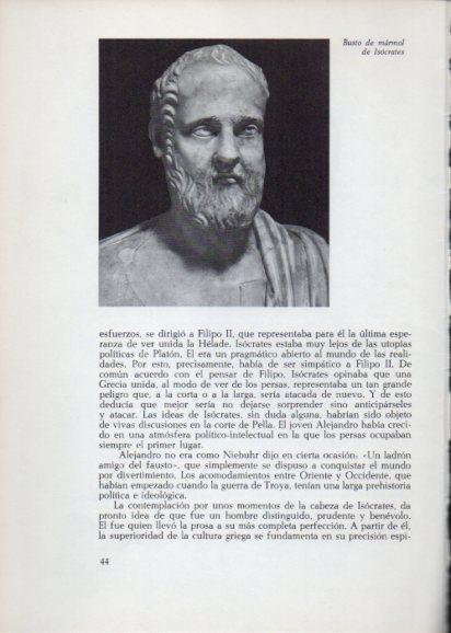 LAMINA V28200: Busto de Isocrates