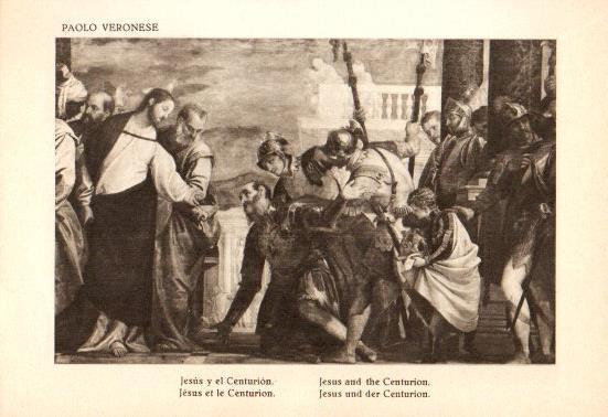 LAMINA V28187: Jesus y el Centurion por Paolo Veronese