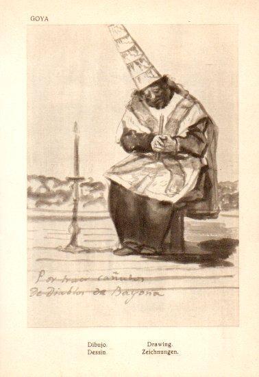LAMINA V28170: Dibujo por Goya