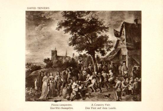 LAMINA V28175: Fiesta campestre por David Teniers