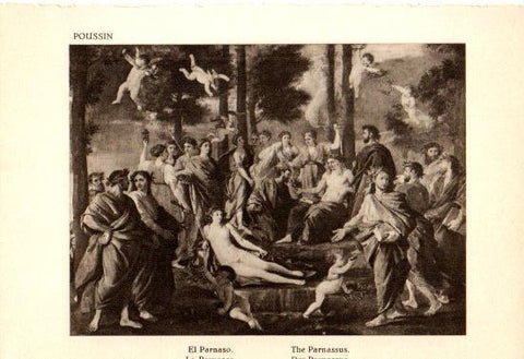 LAMINA V28179: El Parnaso por Poussin