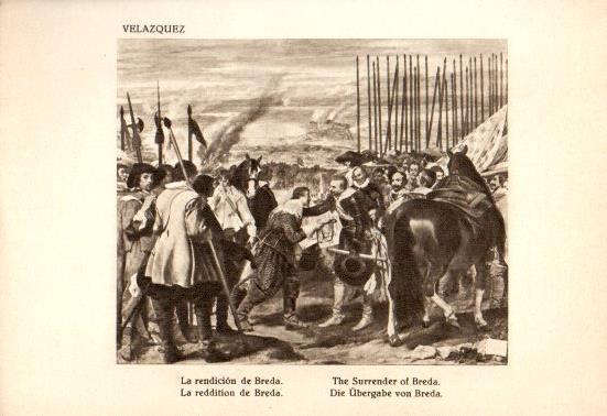LAMINA V28184: La rendicion de Breda por Velazquez