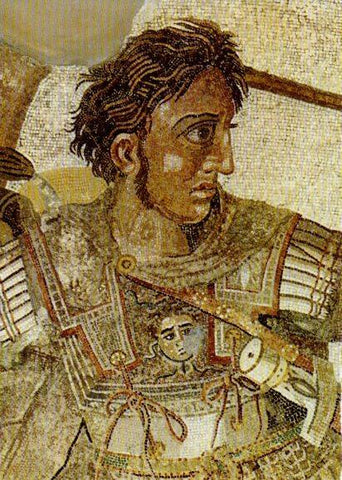 LAMINA V28233: Alejandro Magno mosaico de Pompeya