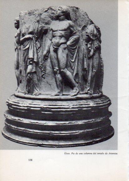 LAMINA V28239: Pie de columna del templo de Artemisa, Efeso