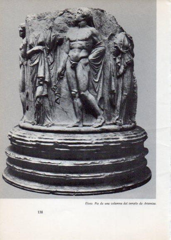 LAMINA V28239: Pie de columna del templo de Artemisa, Efeso