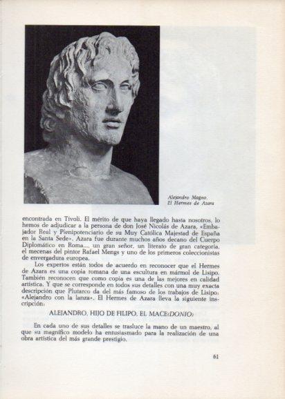 LAMINA V28210: Alejandro Magno, el Hermes de Azara