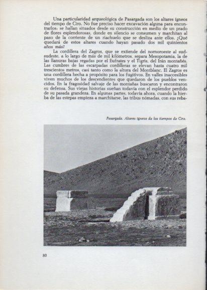 LAMINA V28218: Altares igneos, Pasargada