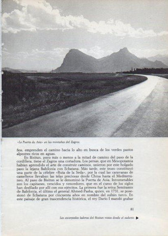 LAMINA V28219: Vista de La Puerta de Asia, Montañas del Zagros