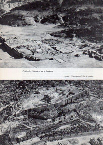 LAMINA V28223: Vista aerea de Persepolis y la Acropolis