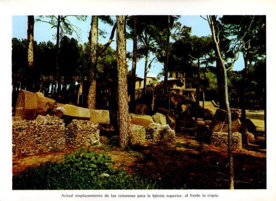 LAMINA V28109: Columnas para la iglesia superior de la Colonia Guell