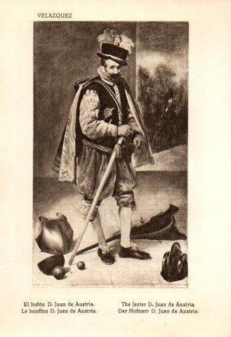 LAMINA V28151: El bufon D. Juan de Austria por Velazquez