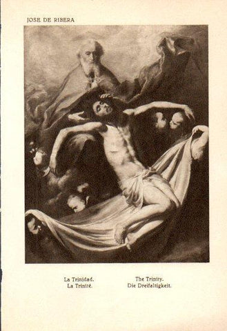 LAMINA V28147: La Trinidad por Jose de Ribera