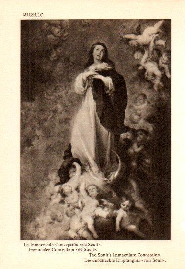 LAMINA V28158: La Inmaculada Concepcion de Soult por Murillo