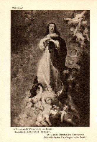 LAMINA V28158: La Inmaculada Concepcion de Soult por Murillo