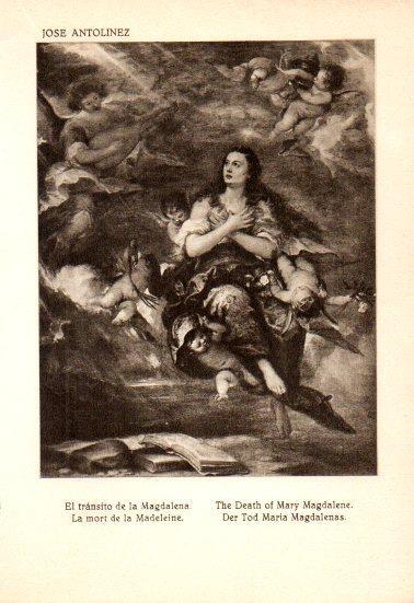 LAMINA V28161: El transito de la Magdalena por Jose Antolinez