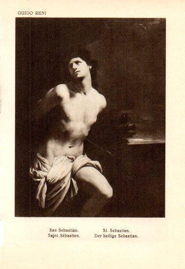 LAMINA V28162: San Sebastian por Guido Reni