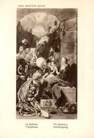 LAMINA V28146: La Epifania por Juan Bautista Maino