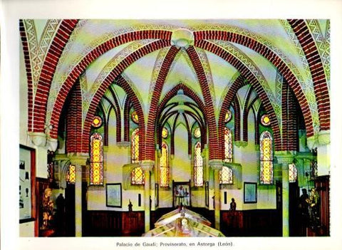 LAMINA V28125: Provisorato del Palacio de Gaudi en Astorga, Leon