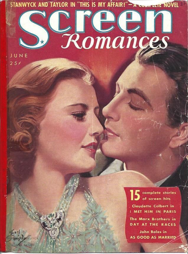 LAMINA 34286: Portada con Claudette Colbert