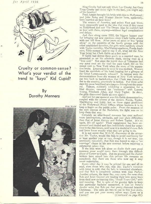 LAMINA 34442: Robert Taylor e Irene Hervey