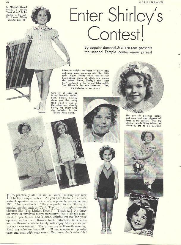 LAMINA 34443: Imágenes de Shirley Temple
