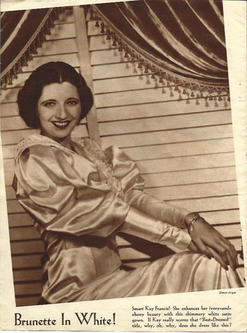 LAMINA 34449: Kay Francis