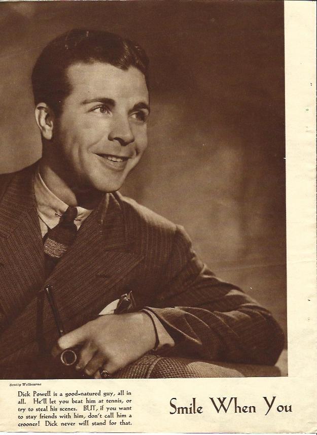 LAMINA 34451: Dick Powell