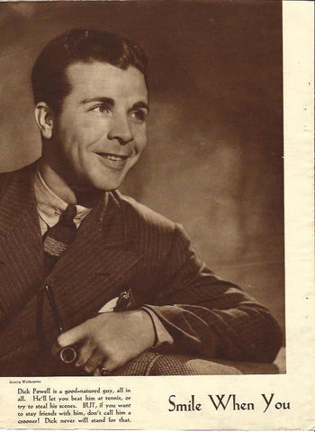 LAMINA 34451: Dick Powell
