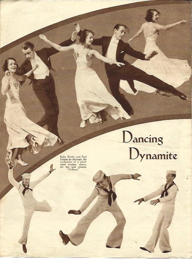 LAMINA 34455: Ruby Keeler, Paul Draper y Fred Astaire