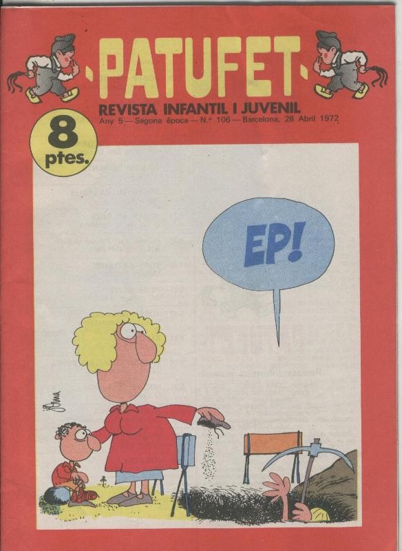 Patufet segona epoca numero 106: Els nord-africans i un cert racisme, El rei de la cerdanya, Jordi Puigventos,