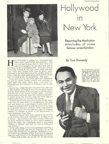 LAMINA 34462: Edward G. Robinson y su familia