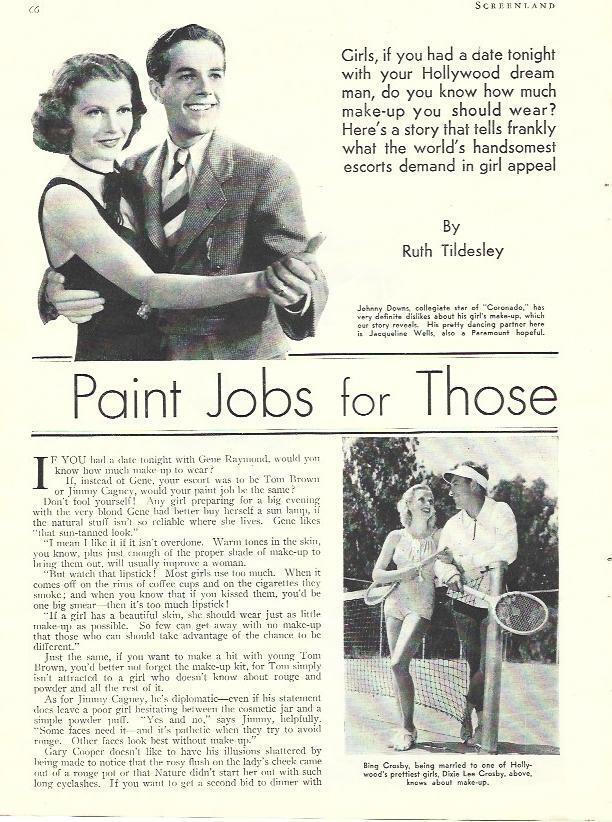 LAMINA 34463: Johnny Downs, Jacqueline Wells, Bing Crosby y Dixie Lee Crosby