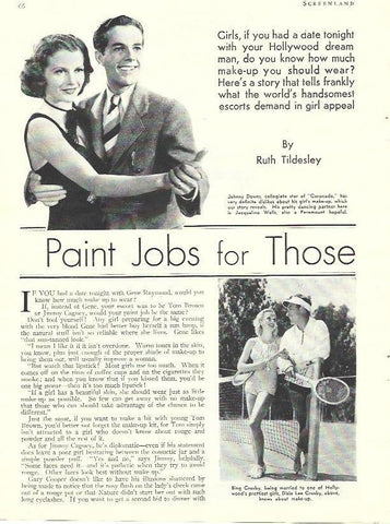 LAMINA 34463: Johnny Downs, Jacqueline Wells, Bing Crosby y Dixie Lee Crosby