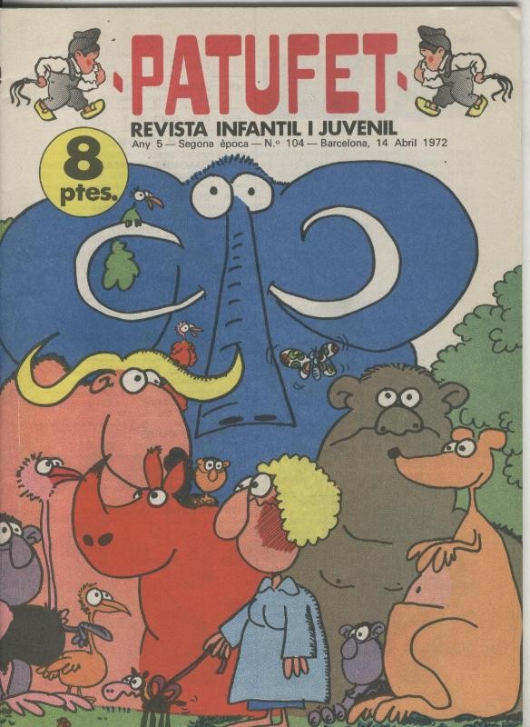 Patufet segona epoca numero 104: Josep mari, poeta i pintor, El rei de la cerdanya, Camins del romanic: Sant Llorenç de Munt