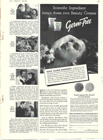 LAMINA 34439: Publicidad de crema Germ-Free